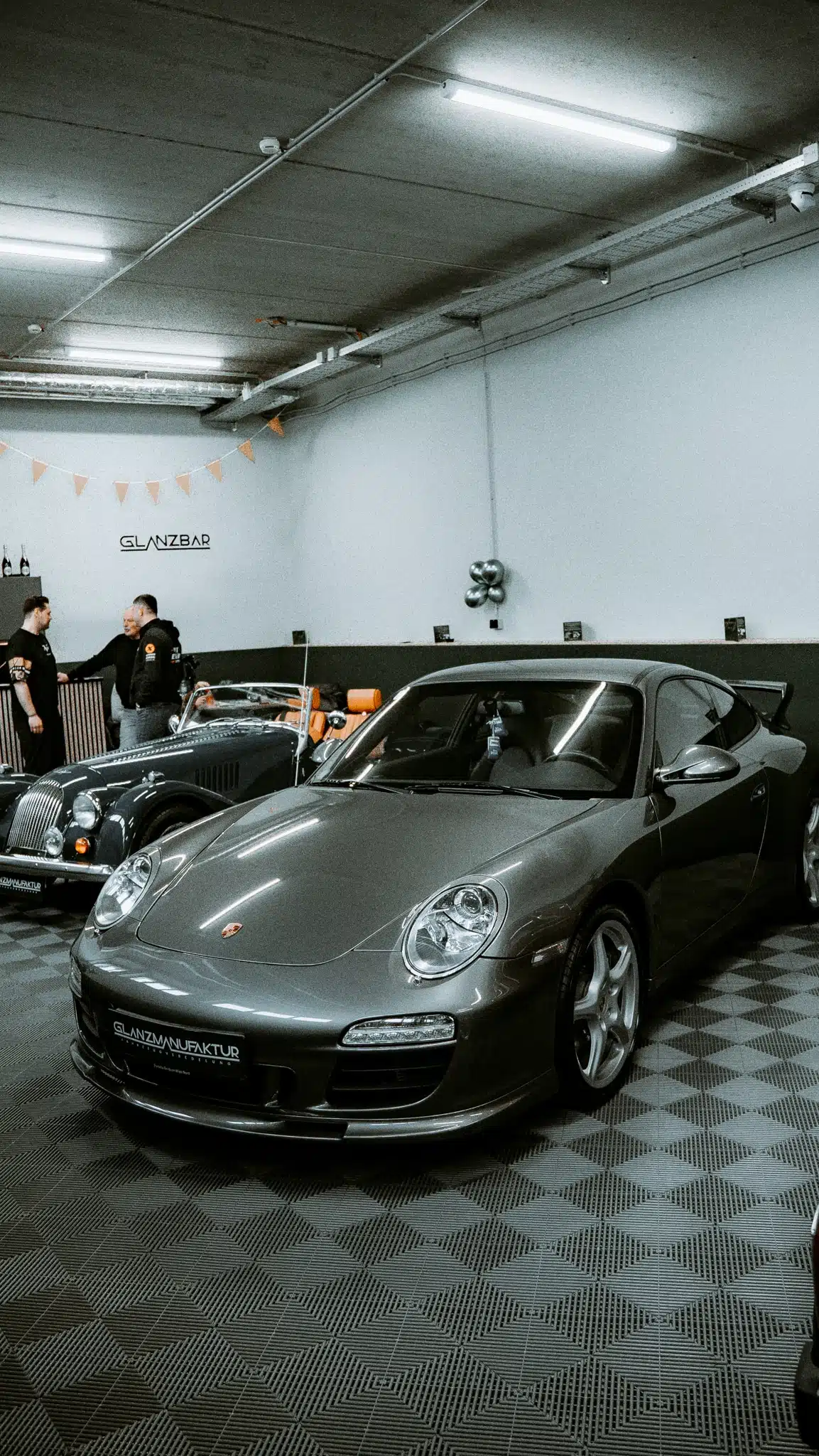 Porsche in Garage